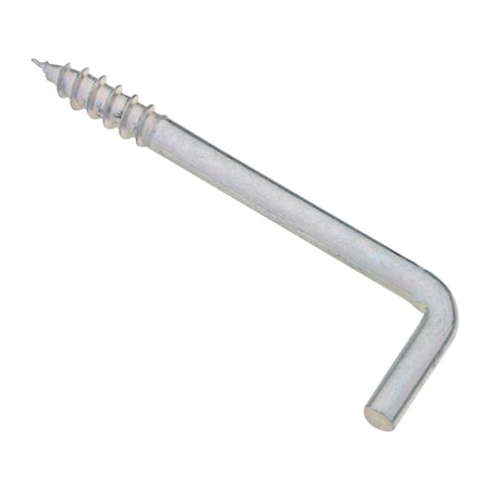 National Hardware National Hardware Zinc-Plated Silver Steel 2-5/8 in. L Square Bend Hook 1 pk N120-337